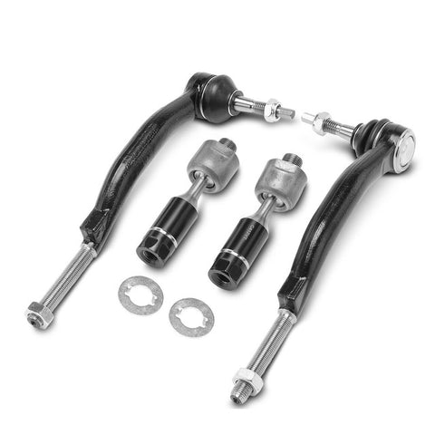 4x Inner & Outer Tie Rod End for Chevrolet Trailblazer GMC Envoy XL Oldsmobile