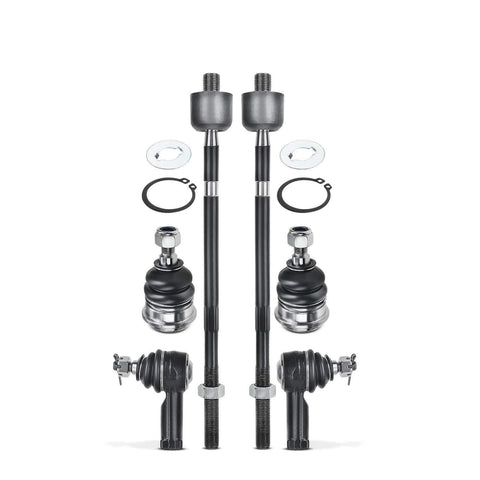 6Pcs Front Lower Tie Rod End & Ball Joint Kit for Mitsubishi Diamante 1997-2004