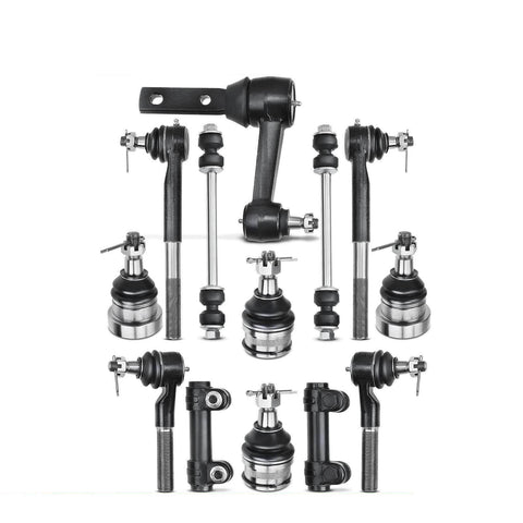 13Pcs Front Control Arm w/ Ball Joint Sway Bar Link for Dodge Ram 1500 1994-1996