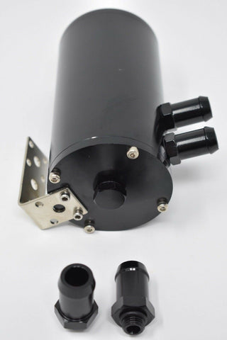 Motor K Swap Aluminum Oil Catch Can Reservoir Tank With Breather Filter Baffled