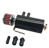 Motor K Swap Aluminum Oil Catch Can Reservoir Tank With Breather Filter Baffled