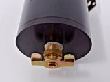 Motor K Black Baffled Aluminum Oil Separator Catch Can Tank W/ Breather Filter