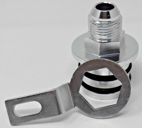 Honda Acura Block Plug Adapter Breather Fitting 10AN Catchcan B Series B16 B18 - Jack Spania Racing