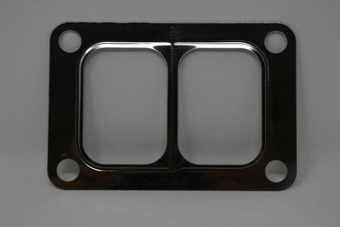 T6 Turbo Manifold Inlet Flange Gasket Twinscroll Divided 304 Stainless Steel