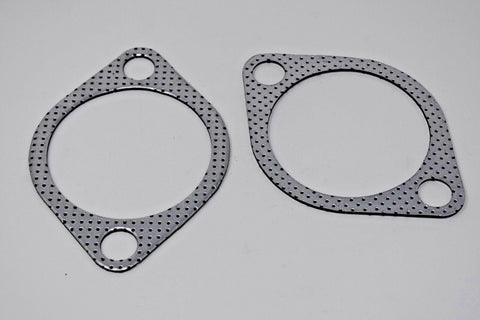 2x Downpipe To Exhaust 2.5" 2 Bolt Gasket Fits Subaru WRX STI EVO X 10 GT Cback