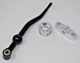 Dual Bend Short Shifter W/ Billet CNC B-Series Shift Linkage Bushings Civic