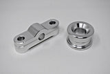 Dual Bend Short Shifter W/ Billet CNC B-Series Shift Linkage Bushings Civic