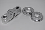 Dual Bend Short Shifter W/ Billet CNC B-Series Shift Linkage Bushings Civic