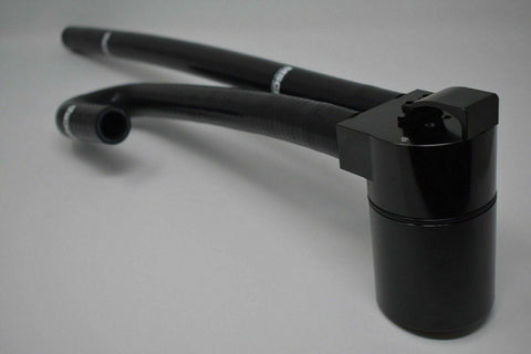 BMW N54 135i 335i 535i Double Baffled Oil Catch Can W/ Silicone Hoses OCC
