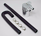 BMW N54 135i 335i 535i Double Baffled Oil Catch Can W/ Silicone Hoses Burger BMS