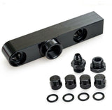 Billet Twin Dual Bosch 044 380lph AEM Fuel Pump Outlet Manifold Mounting Bracket