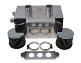 Pro Series Oil Catch Can For Honda Civic Acura Integra 4 Port -10AN With Hoses