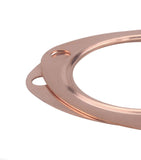 2 x 3" Inch Copper Header Exhaust Collector Gaskets Flanges Universal 3 Bolt