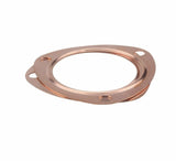 2 x 2.5” Inch Copper Header Exhaust Collector Gaskets Flanges Universal 3 Bolt