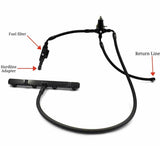 K Series K Swap Center Feed Fuel Line System K20 K24 DC2 EG EK Honda Acura AN6