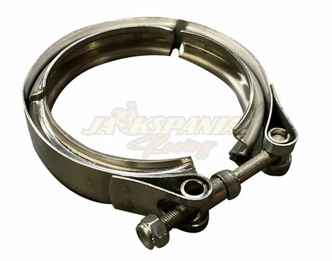 Universal 3" Inch Stainless Steel V-Band Turbo Downpipe Exhaust Clamp Vband 304