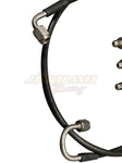 Stainless Steel Clutch Line Kit K Swap K20 K24 Fits Honda Civic Integra CRX EG