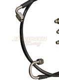Stainless Steel Clutch Line Kit K Swap K20 K24 Fits Honda Civic Integra CRX EG