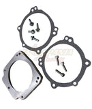 Billet LS 92mm 3 Bolt Intake to 102mm 4 Bolt Throttle Body LS1 Truck Adapter