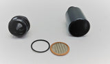 Motor K Swap AN8 100 Micron Black Aluminum Inline Fuel Filter Petrol Universal