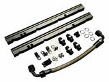 Billet OE LS Fuel Rail Kit For GM Stock Intake Manifold LS1 LS2 LS6 V8 EFI AN8