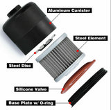Race Spec Reusable Billet Oil Filter For Honda Acura K-Series K20 K24 K Swap