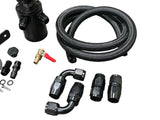 Oil Catch Can Filter Breather Tank Mounting Bracket & 2 Port Hose Drain