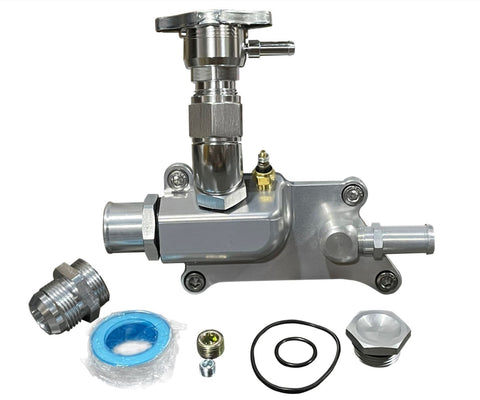 K Series Upper Coolant Housing Temp Sensor Elbow Filler Neck Hose K20Z3 K24 16AN