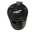 Oil Catch Can Tank 2-Port Baffled Reservoir Breather Universal Reservoir