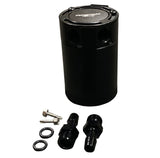 Oil Catch Can Tank 2-Port Baffled Reservoir Breather Universal Reservoir