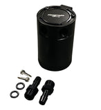 Oil Catch Can Tank 2-Port Baffled Reservoir Breather Universal Reservoir