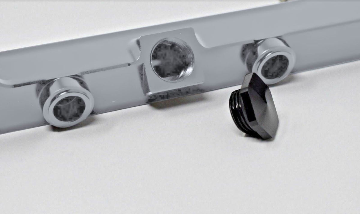 K Series Black High Flow Fuel Rail Honda/Acura K20 K24 K-Swap Civic Rs ...