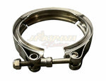 Universal 2.5" Inch Stainless Steel VBand Turbo Downpipe Exhaust Clamp Vband 304