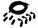Battery Relocation Oil Catch Can For EK EG CRX DC2 Si Type R 4 Port 10AN Hoses