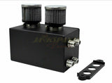 Battery Relocation Oil Catch Can For EK EG CRX DC2 Si Type R 4 Port 10AN Hoses