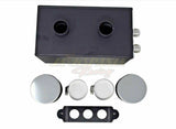 Battery Relocation Oil Catch Can For EK EG CRX DC2 Si Type R 4 Port 10AN Hoses