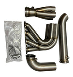 Hood Fender Exit Forward Lean Race Drag Header K20 K24 K Series Swap Honda Acura