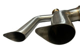 B H Series Tear Drop Hood Exit Up Pipe Dump Tube for Top Mount Turbo Manifold