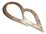 B H Series Tear Drop Hood Exit Up Pipe Dump Tube for Top Mount Turbo Manifold
