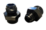 2X 8AN Flare to -10AN ORB Oring Male Boss Fuel Pump Rail Adapter