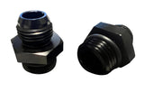 2X 8AN Flare to -10AN ORB Oring Male Boss Fuel Pump Rail Adapter