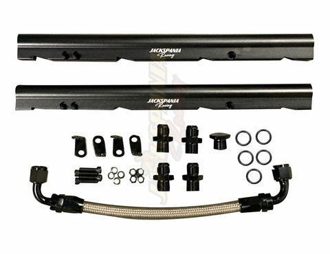Billet OE LS Fuel Rail Kit For GM Stock Intake Manifold LS1 LS2 LS6 V8 EFI 6AN