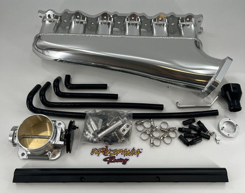 RB25 RB25DET Intake Manifold Fuel Rail Throttle Body 90mm