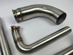 K Series Hood Exit Up Pipe & Dump Tube for Top Mount Turbo Manifold 304 SS Kit