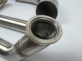 K Series Hood Exit Up Pipe & Dump Tube for Top Mount Turbo Manifold 304 SS Kit