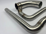 K Series Hood Exit Up Pipe & Dump Tube for Top Mount Turbo Manifold 304 SS Kit