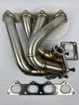B Series Forward Front Facing Turbo Manifold T4 B16 B18 B20 44mm