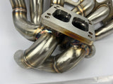 Equal Length Top Mount T3 T4 Turbo Manifold IS300 SC300 1JZ GTE Non VVTi 1J Swap