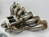 Equal Length Top Mount T3 T4 Turbo Manifold IS300 SC300 1JZ GTE Non VVTi 1J Swap