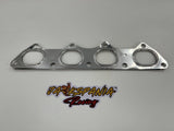 H Series H22 H23 Stainless Steel Honda Acura Exhaust Manifold Gasket Dual 304 SS